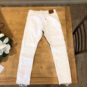 Levi’s Women’s White 501 Jeans
